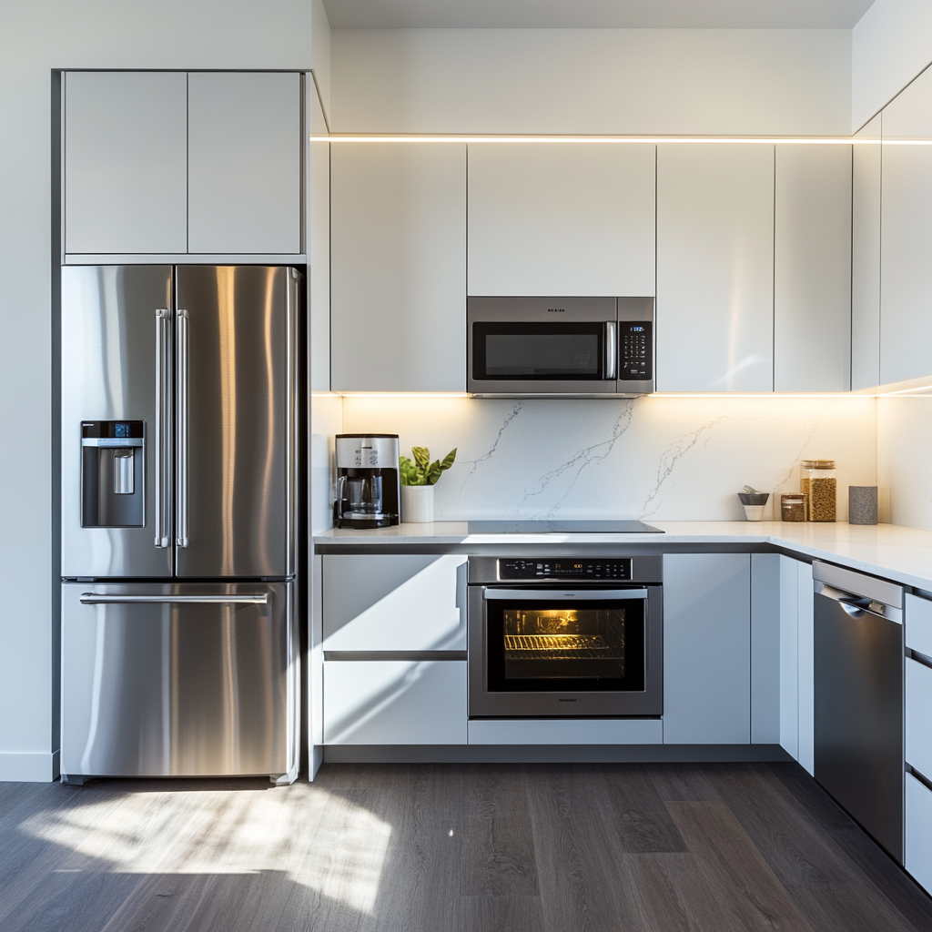 Modern kitchen with appliances